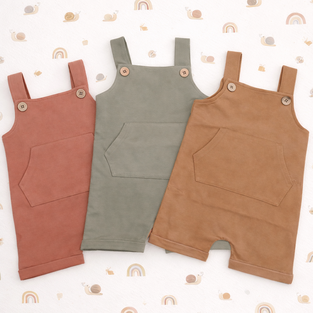 French Terry Overalls