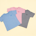 Kids Tee with double heart print