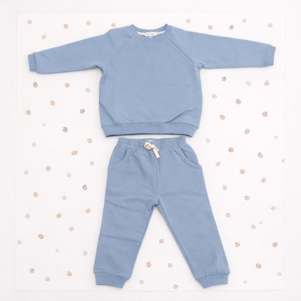 French Terry Sweatshirt & Jogger Matching set